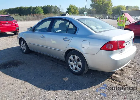2007 Kia Optima Lx z USA, uszkodzony, nr VIN KNAGE123275140624
